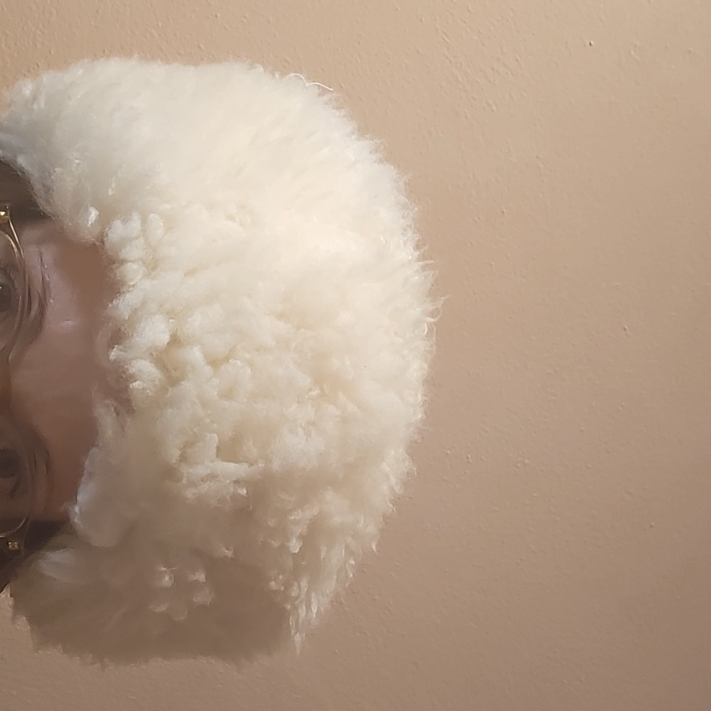 IDA+MOON Ceremony Round Sheepskin Hat